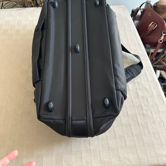 Tumi Nylon Alpha Double Expansion Travel Satchel - Picture 8 of 17